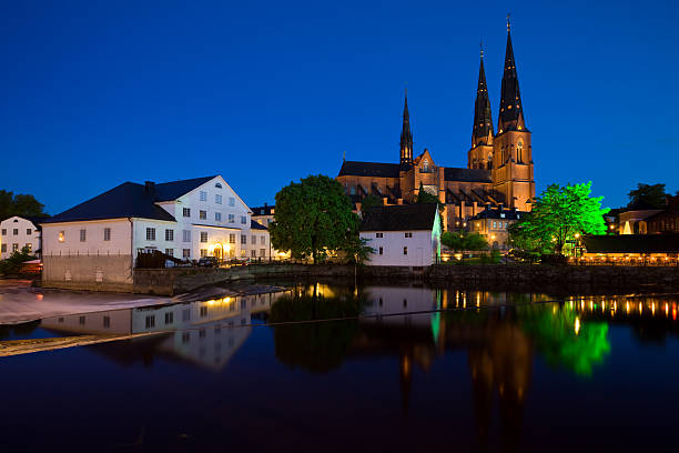 Magisk kvällsvandring vid Uppsala Domkyrka